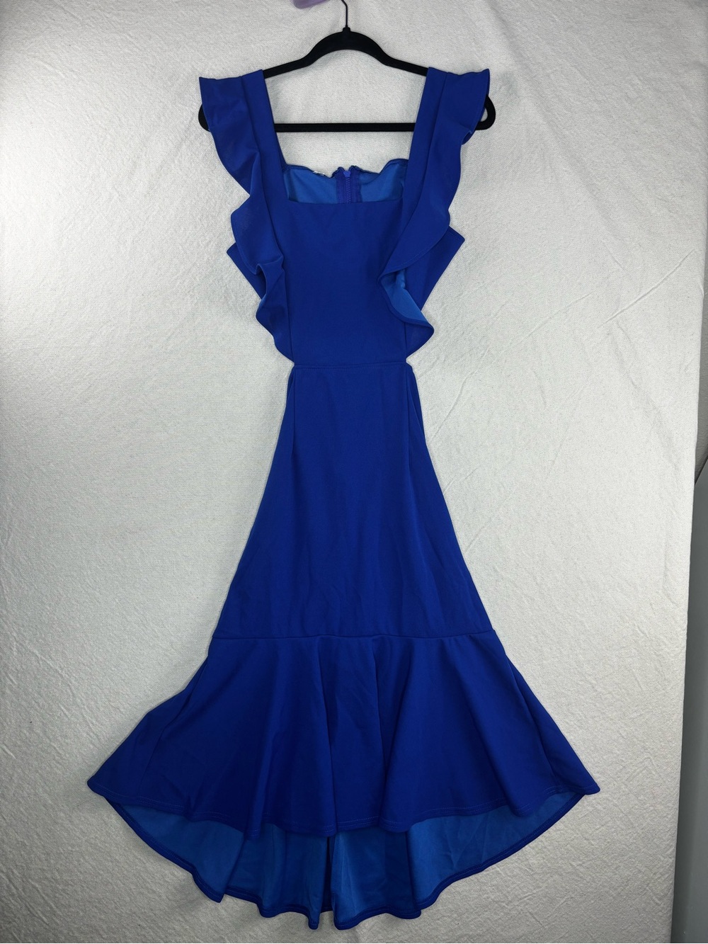 Justfitsu women’s large size blue dress